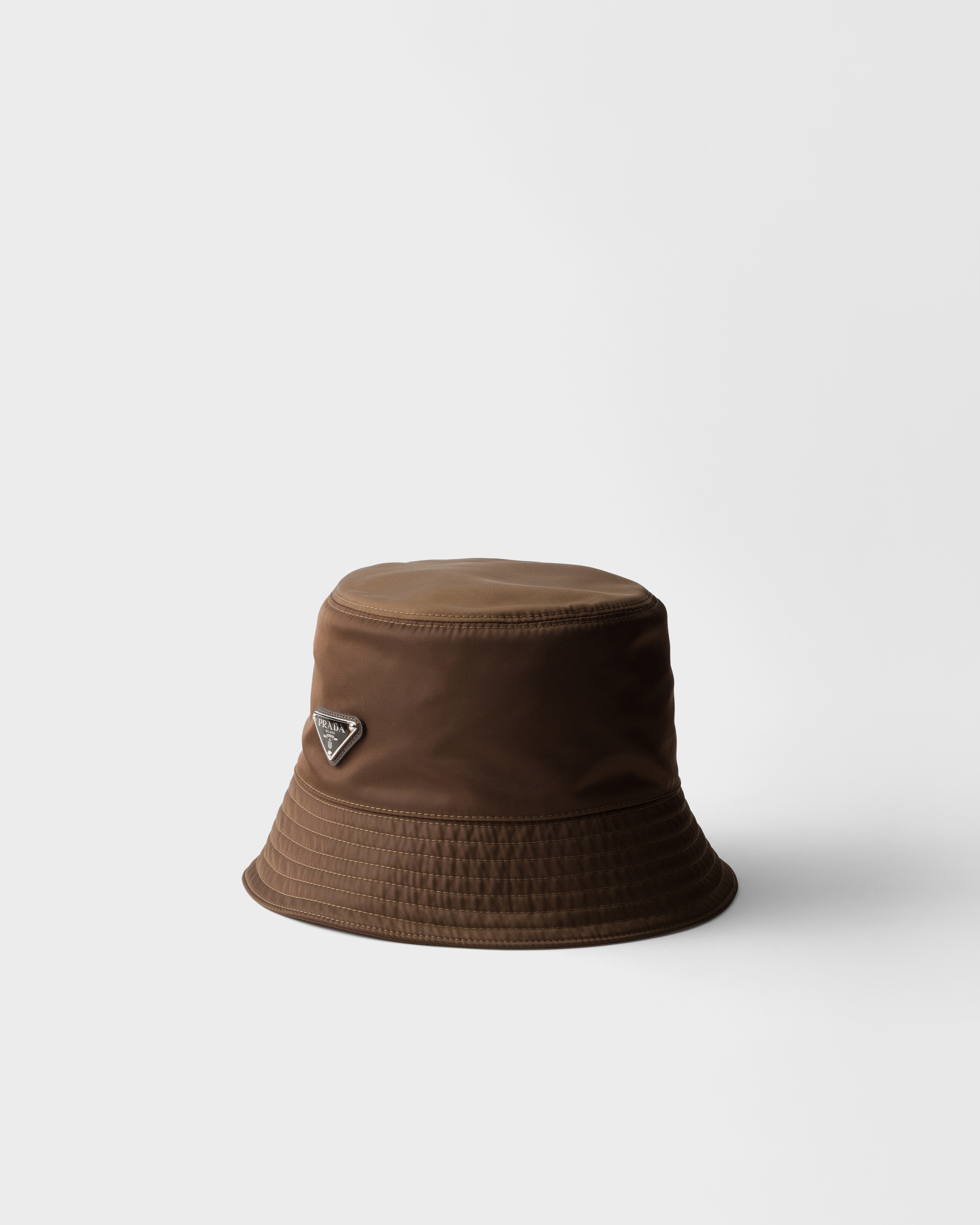 Prada Re-nylon Bucket Hat, Man, Sienna, Size L