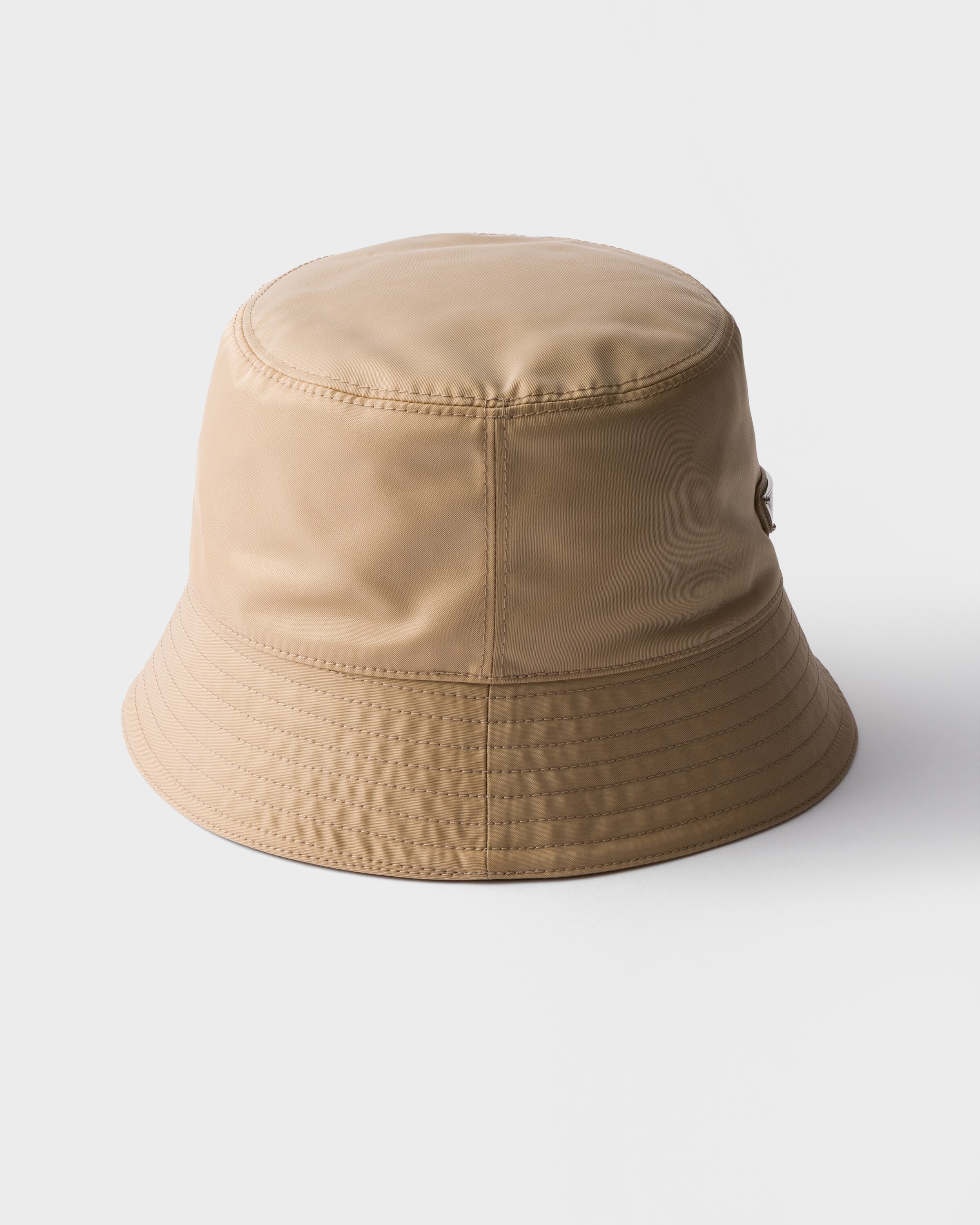 Camel Brown Re-Nylon bucket hat | PRADA - Norway