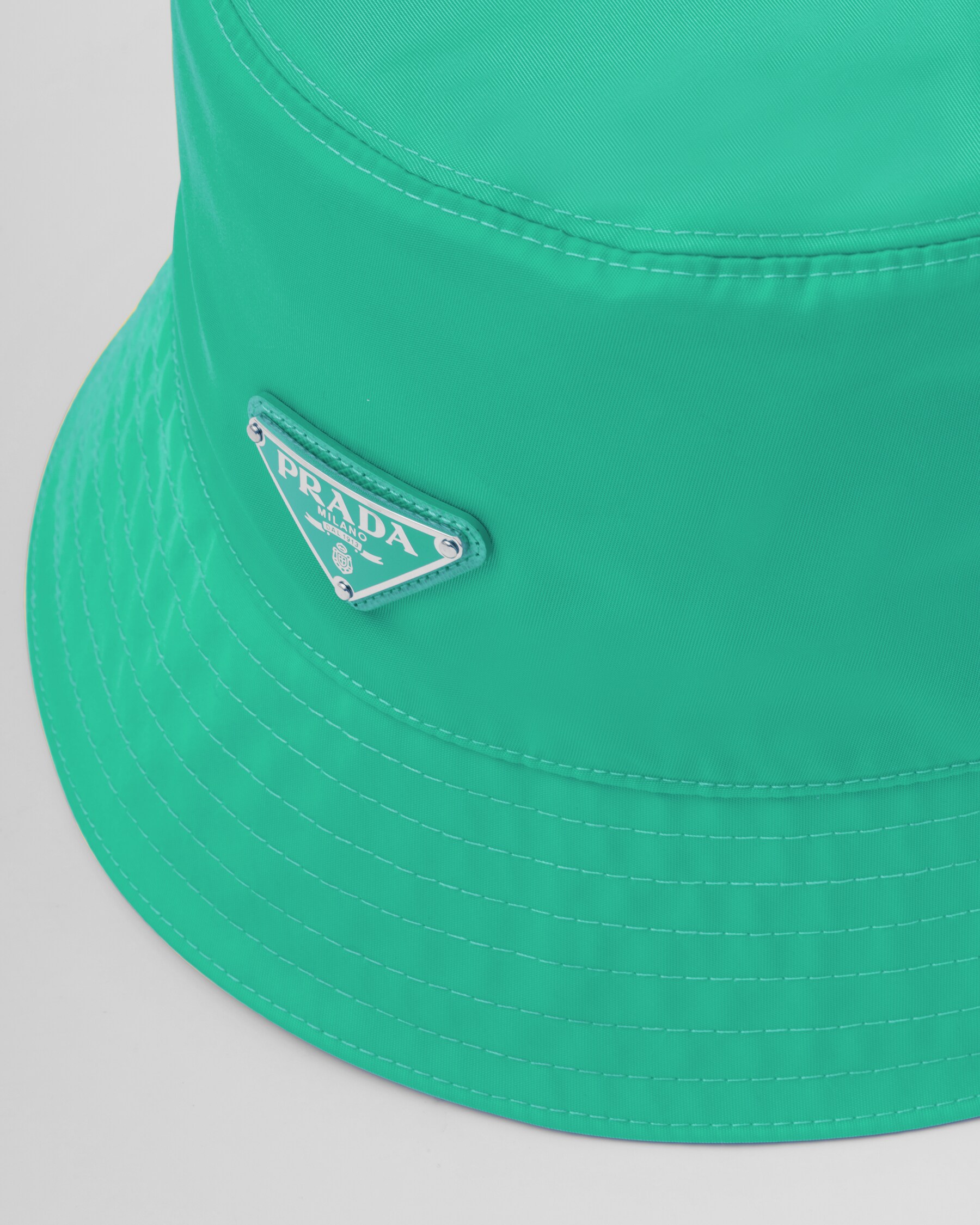 Mint Green Renylon Bucket Hat PRADA