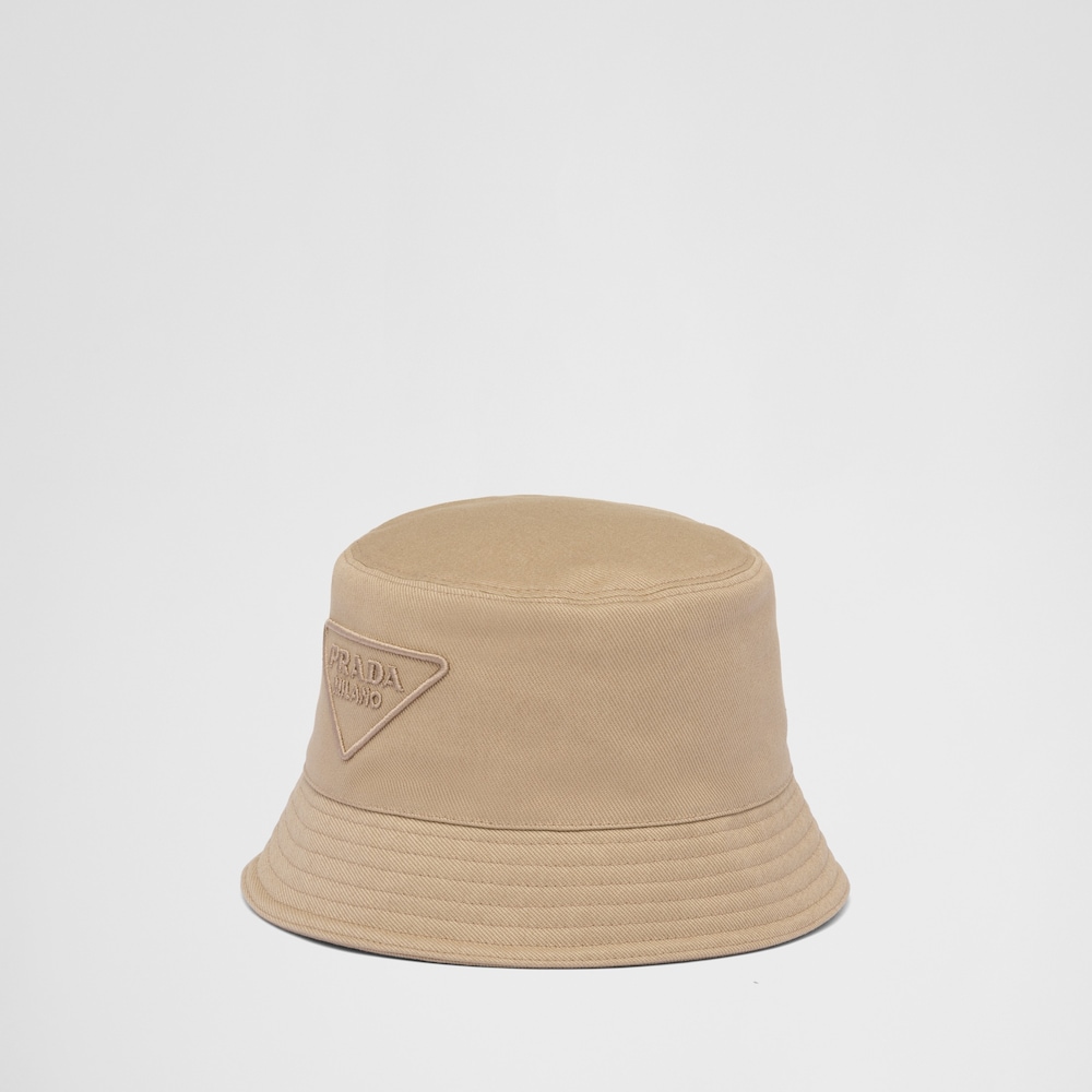 Prada Cappello da pescatore in drill 1