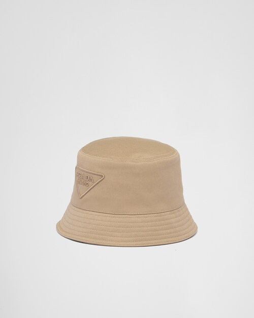 Prada Cappello da pescatore in drill 1