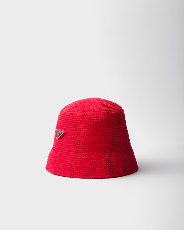 Prada プラダ Re-Nylon ギャバジンxウール キャップ