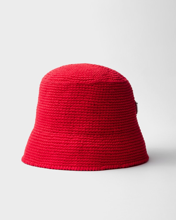 Chapeau bob en crochet - Rouge Chapeau bob en crochet - Rouge