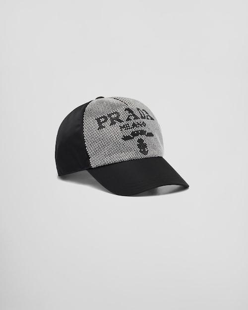 prada baseball cap nylon