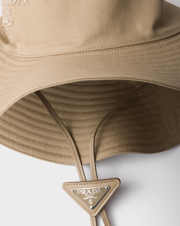 Wide-brimmed drill hat - Khaki Wide-brimmed drill hat - Khaki