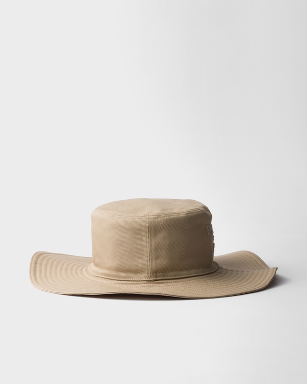 Wide-brimmed drill hat - Khaki Wide-brimmed drill hat - Khaki