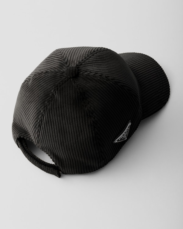 Corduroy baseball cap Corduroy baseball cap