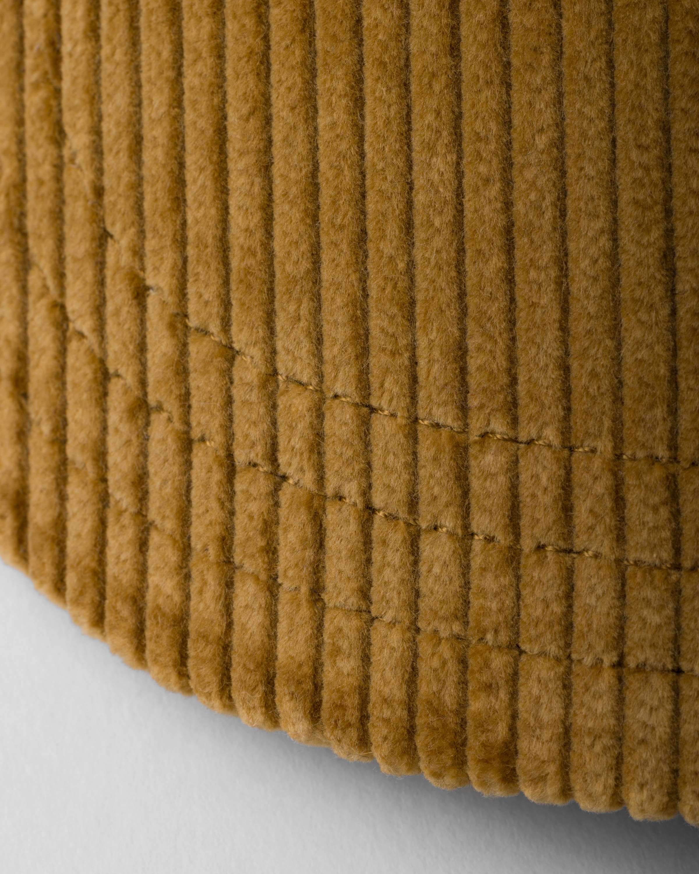 Prada Corduroy Baseball Cap In Barley