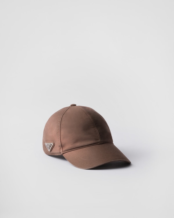 早い者勝ち Ebony Cotton Baseball Cap | PRADA 帽子