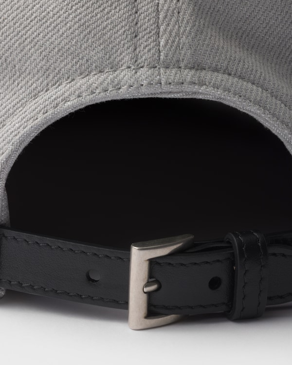 デニム ベースボールキャップ - グレー デニム ベースボールキャップ - グレー