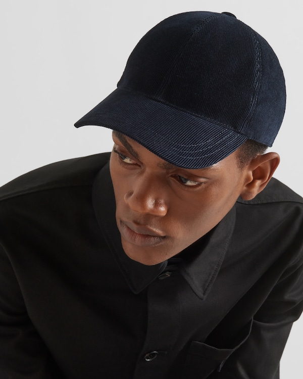 Casquette de base-ball en velours côtelé Casquette de base-ball en velours côtelé