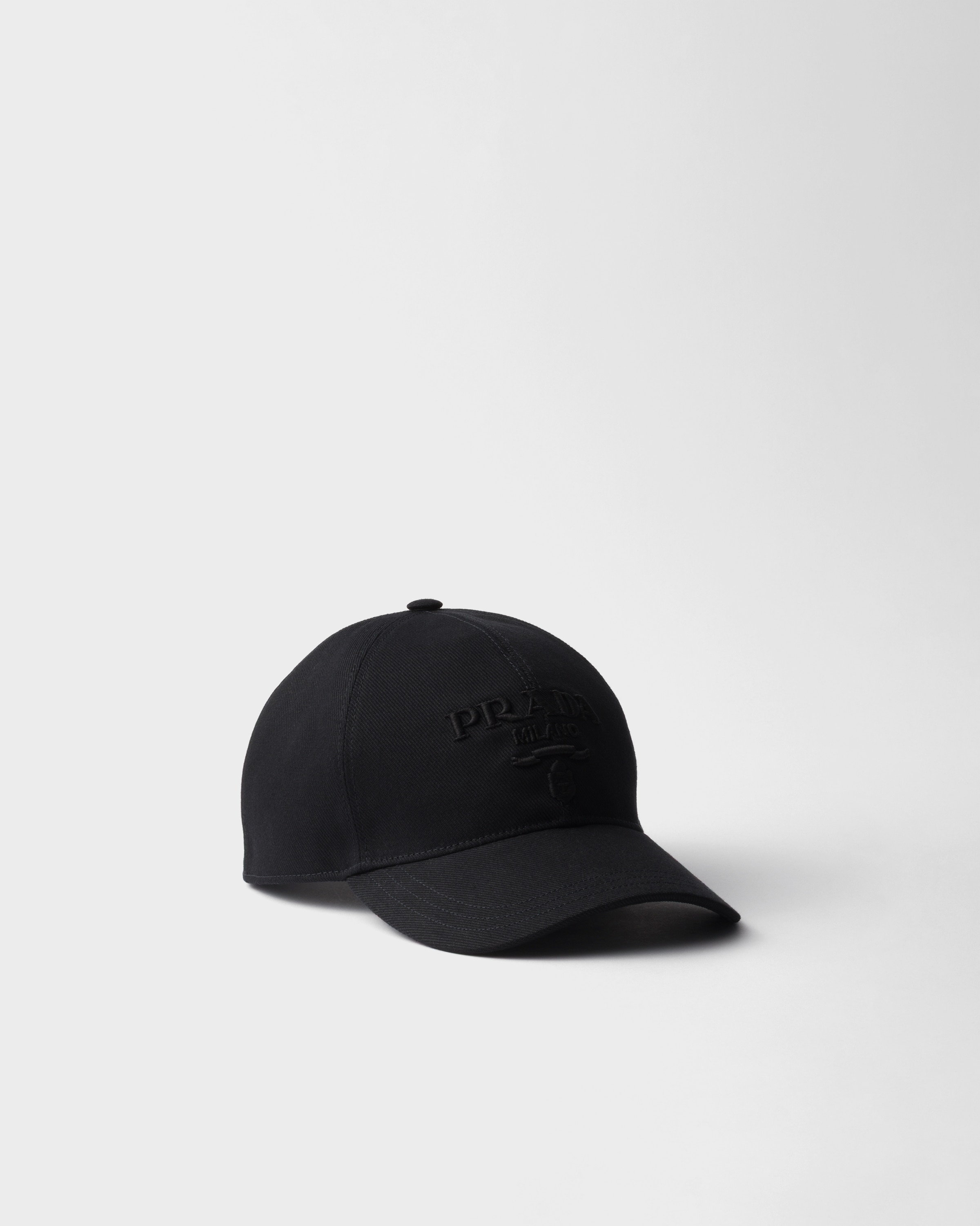 Prada Drill Baseball Cap, Man, Black, Size L