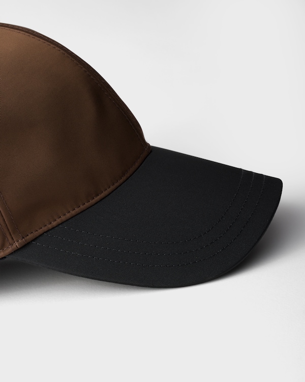 Two-tone Re-Nylon baseball cap - Burnt Sienna/Black Two-tone Re-Nylon baseball cap - Burnt Sienna/Black