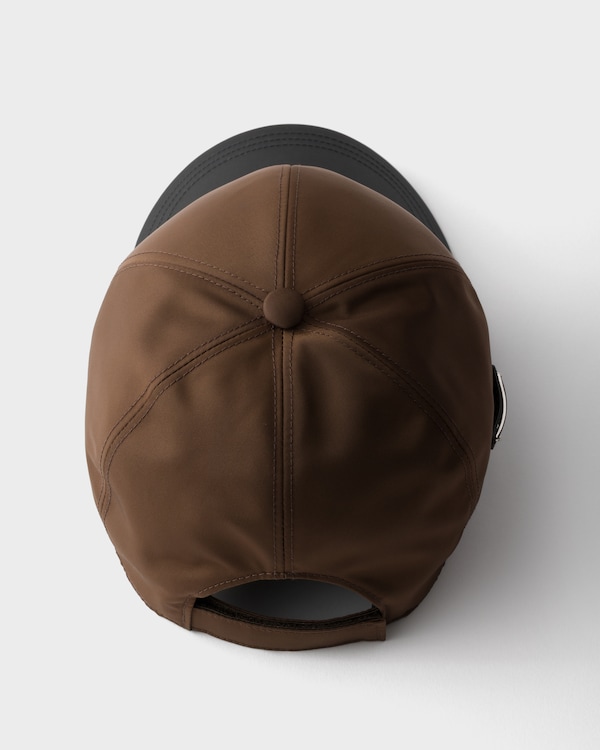 Two-tone Re-Nylon baseball cap - Burnt Sienna/Black Two-tone Re-Nylon baseball cap - Burnt Sienna/Black