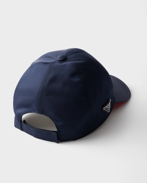 Re-Nylon baseball cap - Baltic Blue/Red Re-Nylon baseball cap - Baltic Blue/Red