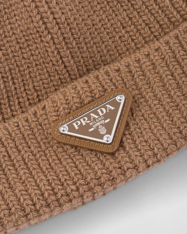 Strickmütze aus Wolle und Kaschmir - Kamelbraun Strickmütze aus Wolle und Kaschmir - Kamelbraun