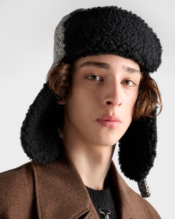 트위드 트래퍼 햇 트위드 트래퍼 햇