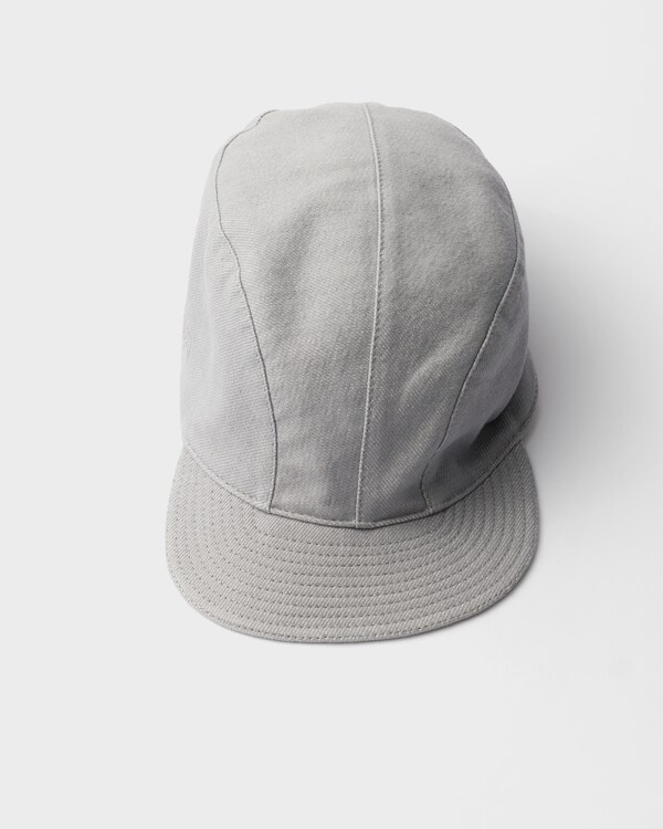 Boné de beisebol em denim - Cinza Boné de beisebol em denim - Cinza