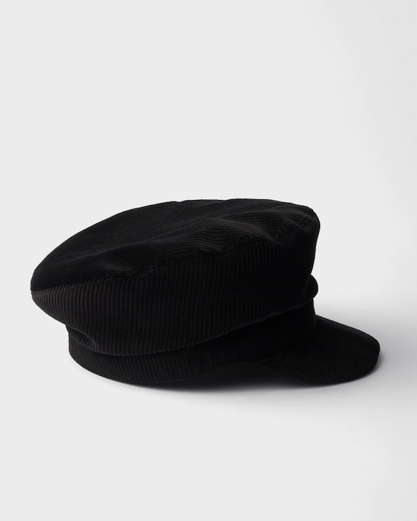 Casquette gavroche en velours côtelé Casquette gavroche en velours côtelé