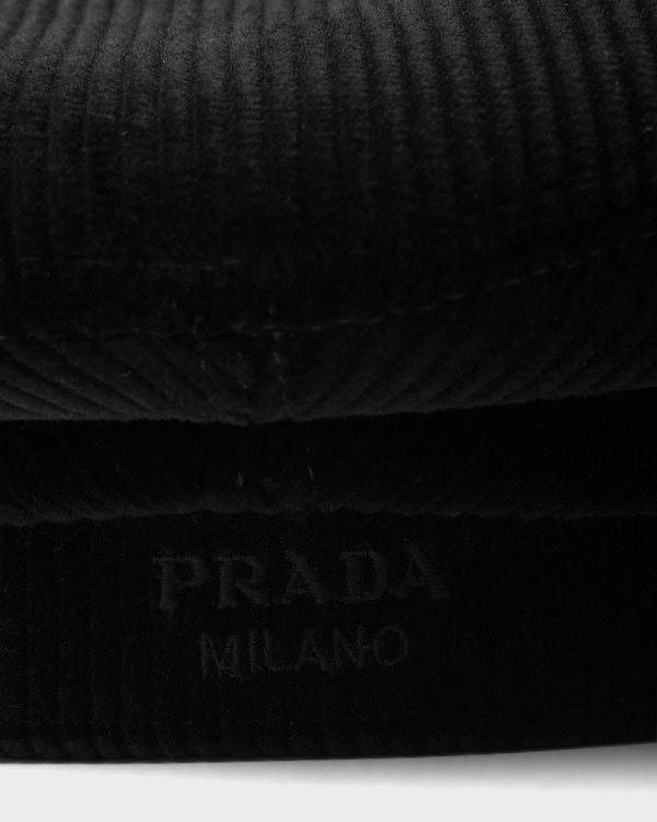 Casquette gavroche en velours côtelé Casquette gavroche en velours côtelé