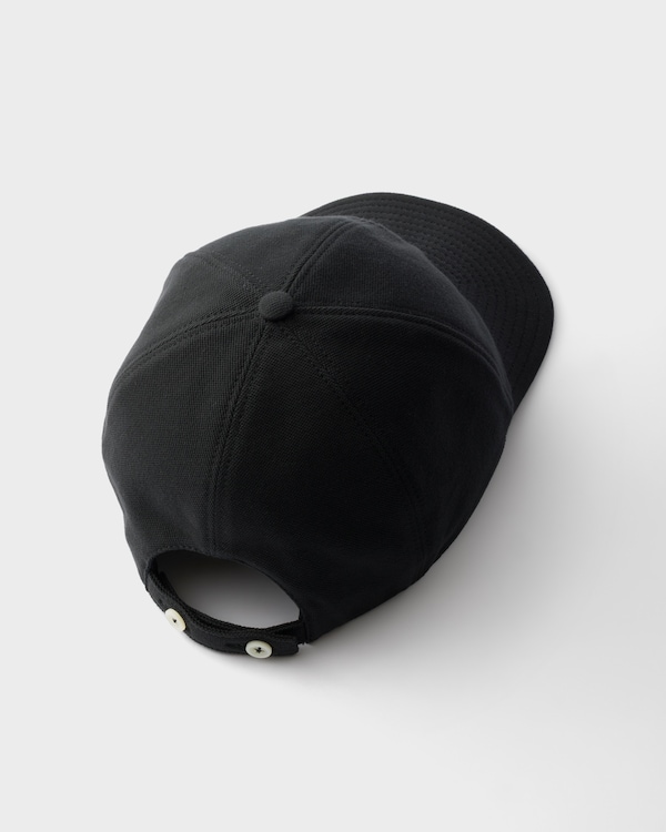 Old piqué baseball cap - Black Old piqué baseball cap - Black
