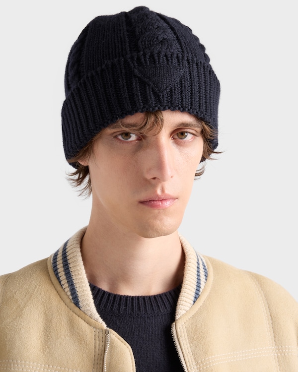 Wool beanie - Navy Wool beanie - Navy
