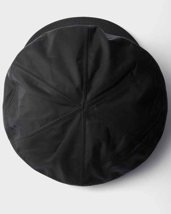 Re-Nylon newsboy cap - Black Re-Nylon newsboy cap - Black