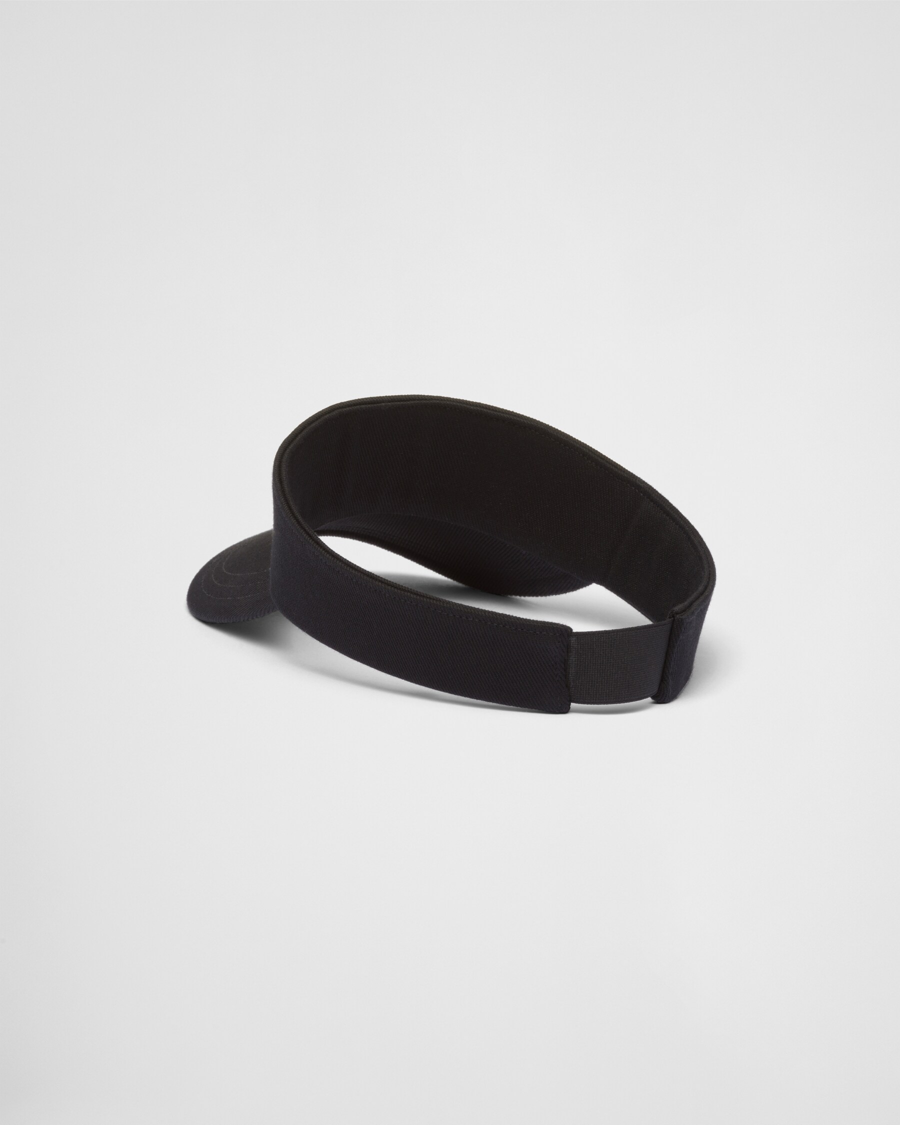 Black Drill Visor PRADA