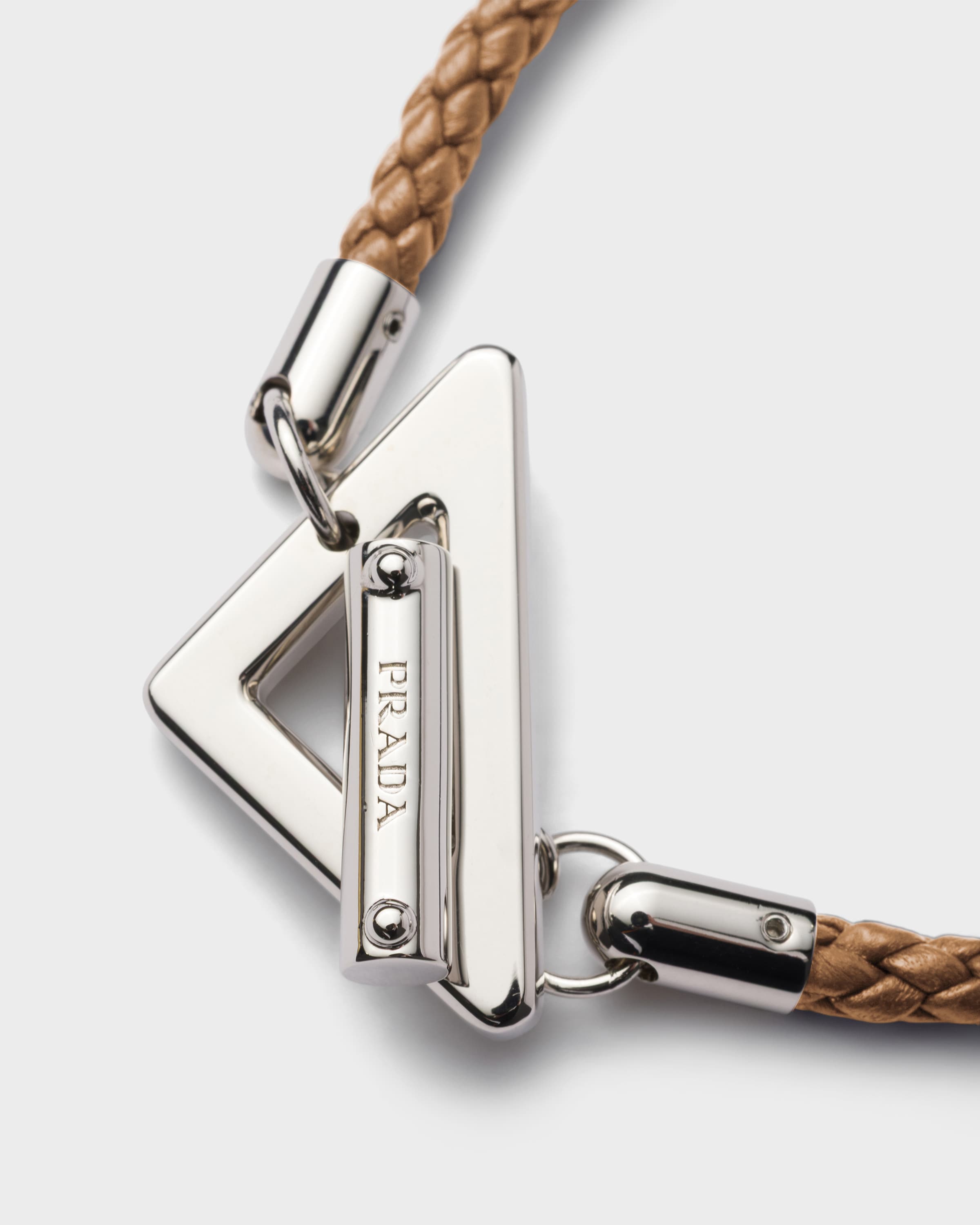 ナチュラル ブレイド ナッパレザー ブレスレット | PRADA - 日本