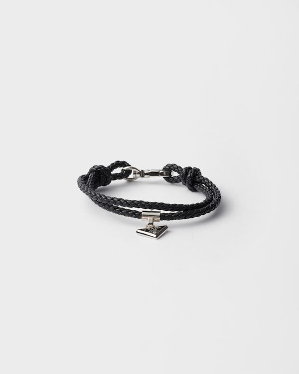 Nappa leather bracelet - Black Nappa leather bracelet - Black