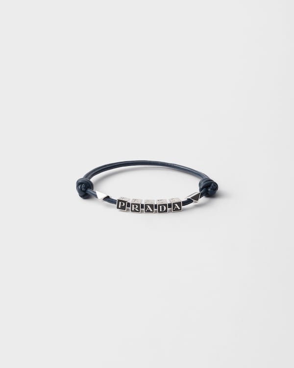 Nappa leather bracelet - Baltic Blue Nappa leather bracelet - Baltic Blue