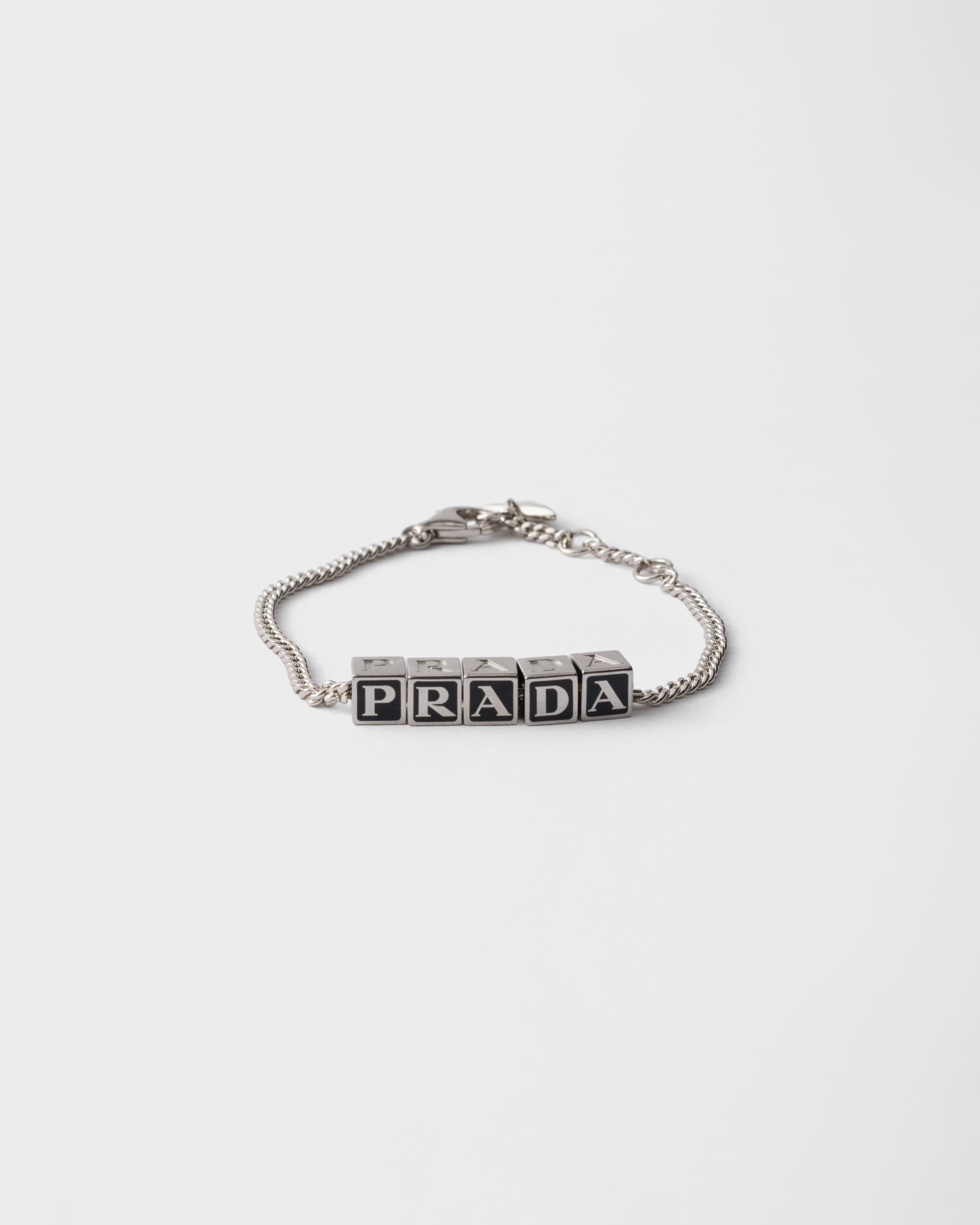 Black Metal Bracelet | PRADA - United States