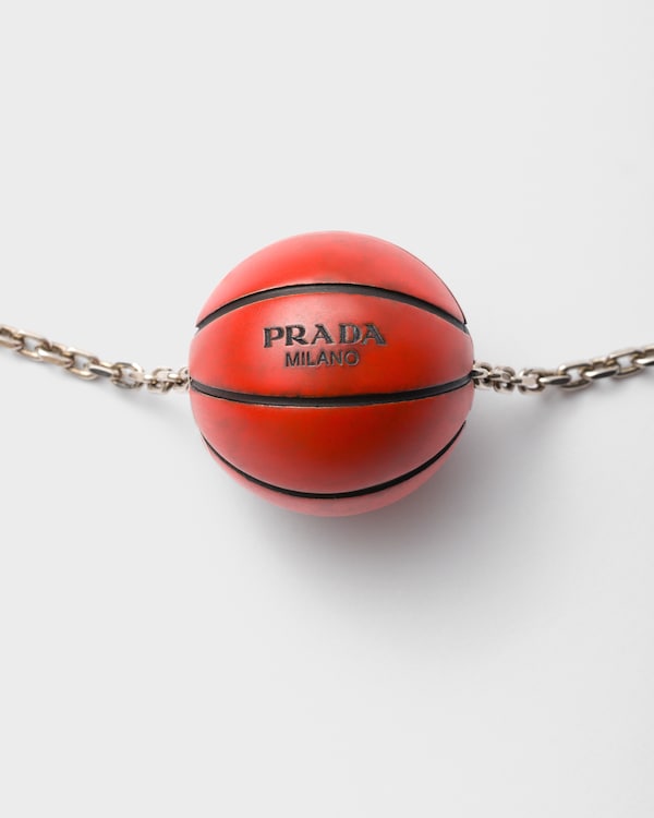 Collier ballon de basket en métal Collier ballon de basket en métal