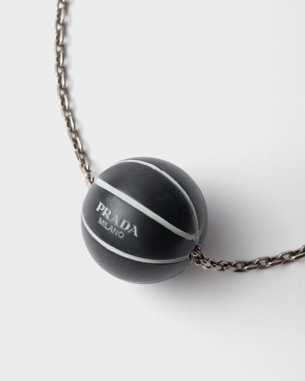 Metal basketball necklace Metal basketball necklace