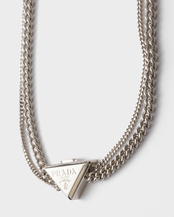 Collier en métal - Gris Acier Collier en métal - Gris Acier