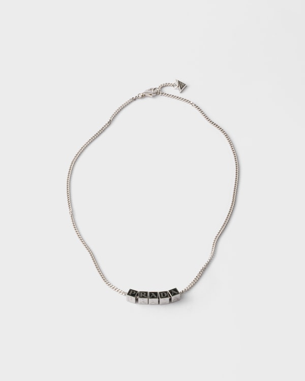 Metal necklace - Black Metal necklace - Black