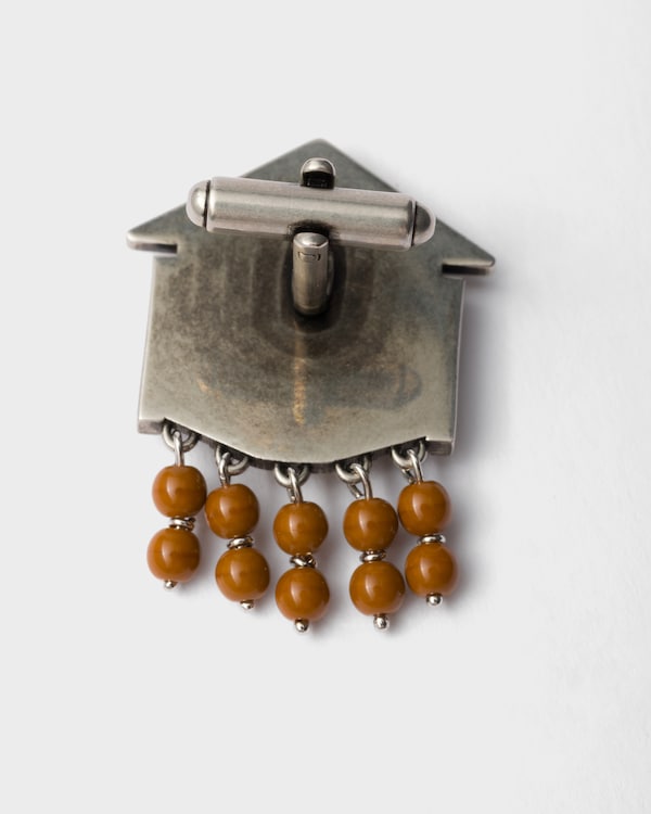 Resin and metal cufflinks - Black/Brown Resin and metal cufflinks - Black/Brown