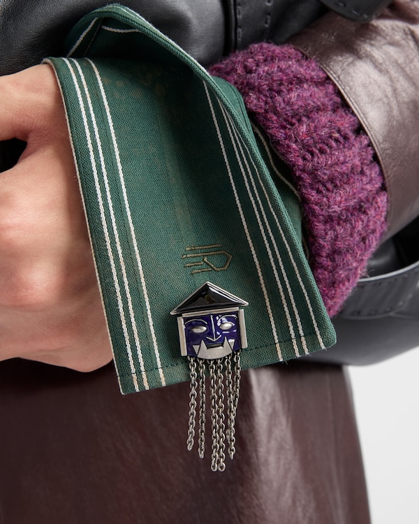 Resin and metal cufflinks - Black/Lapis Resin and metal cufflinks - Black/Lapis