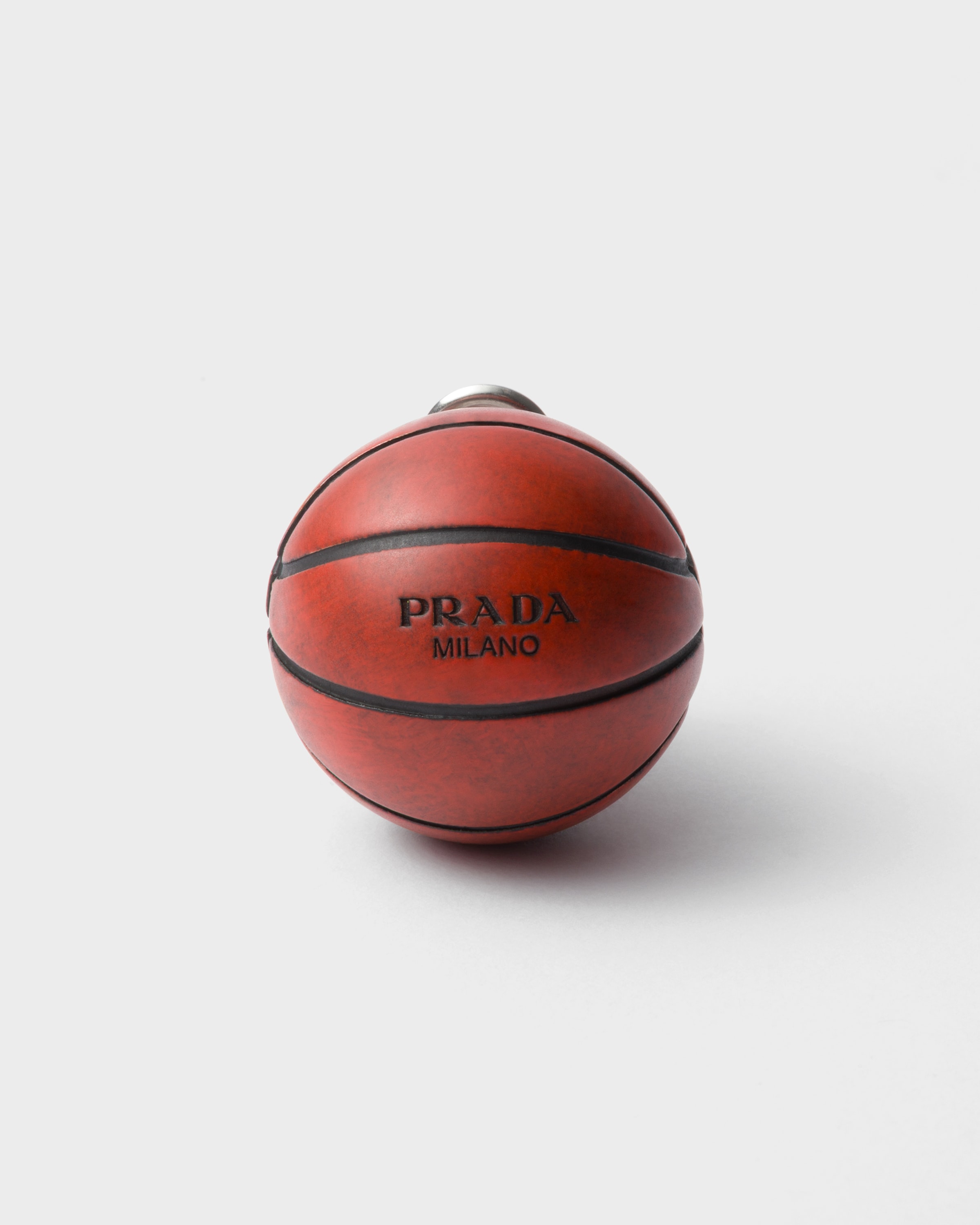 Prada Metal Basketball Earrings