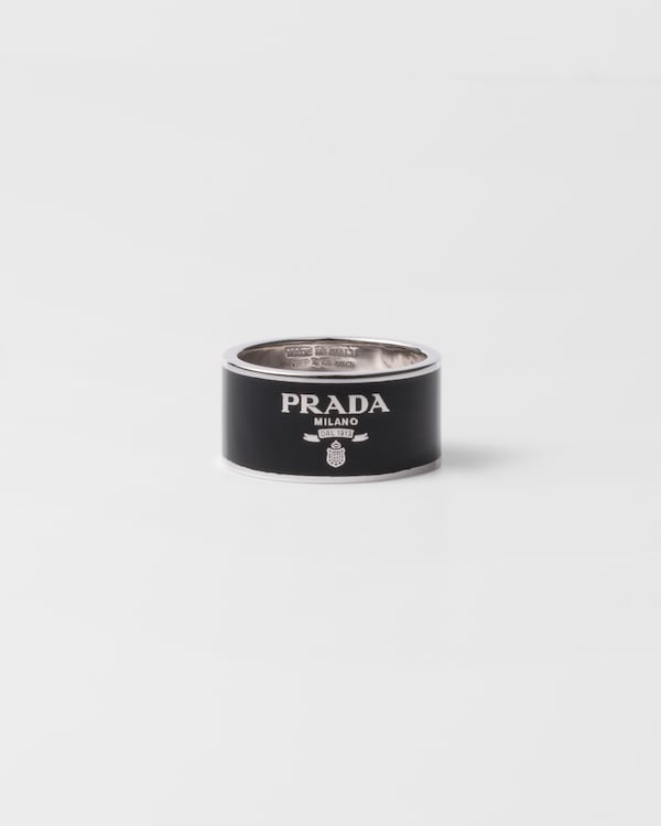 Silver/Topaz Silver cufflinks with hard stone | PRADA