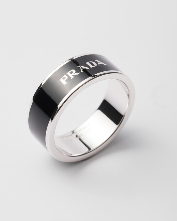 Enameled silver ring Enameled silver ring