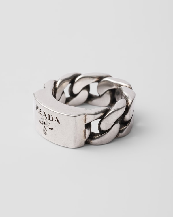 Silver chain ring Silver chain ring