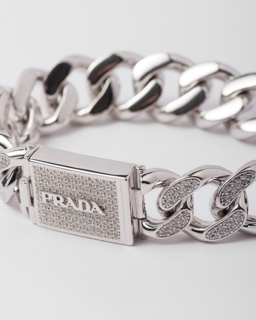 Prada Bracelet Crystal Logo Jewels 2