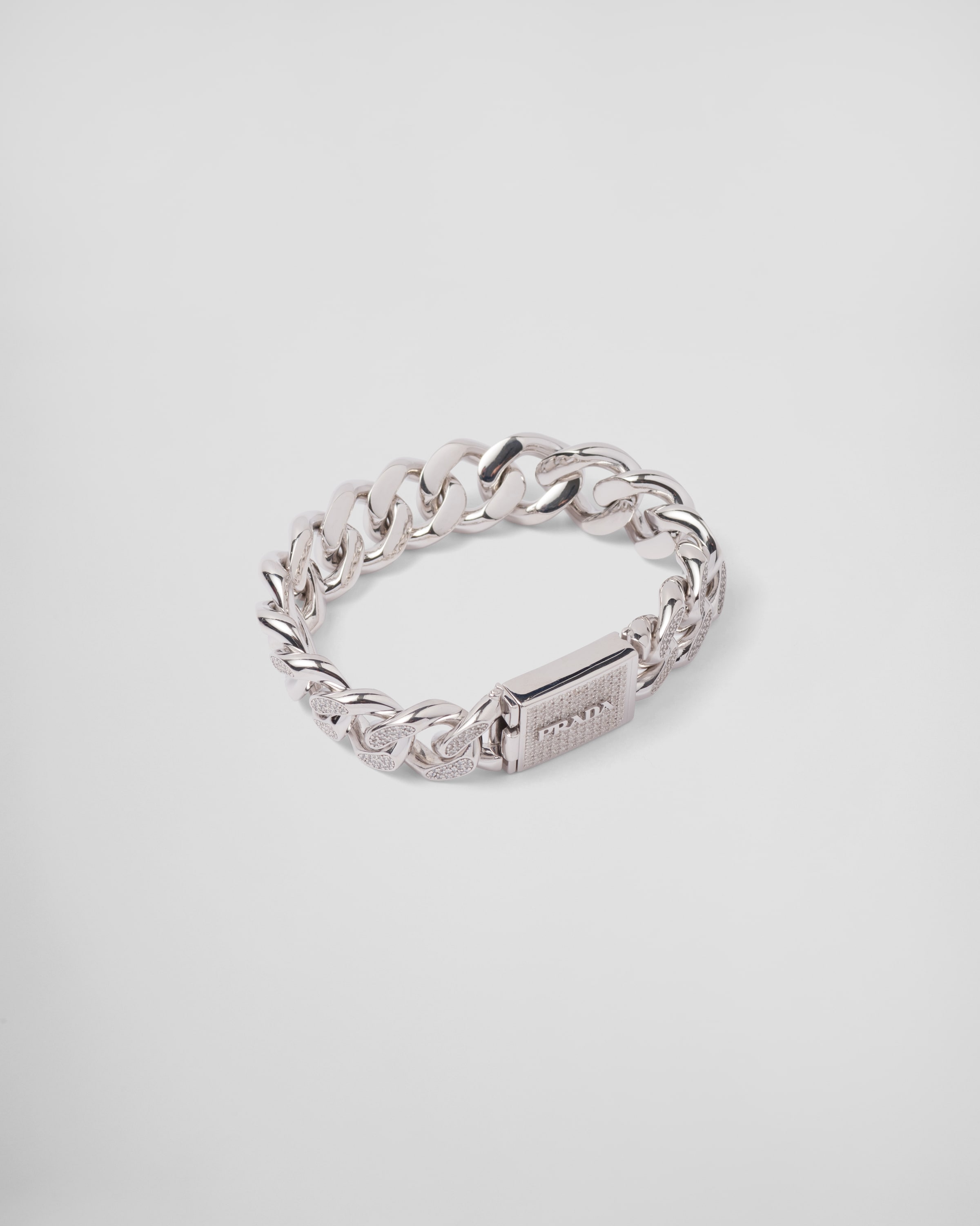 Prada silver bracelet new arrivals