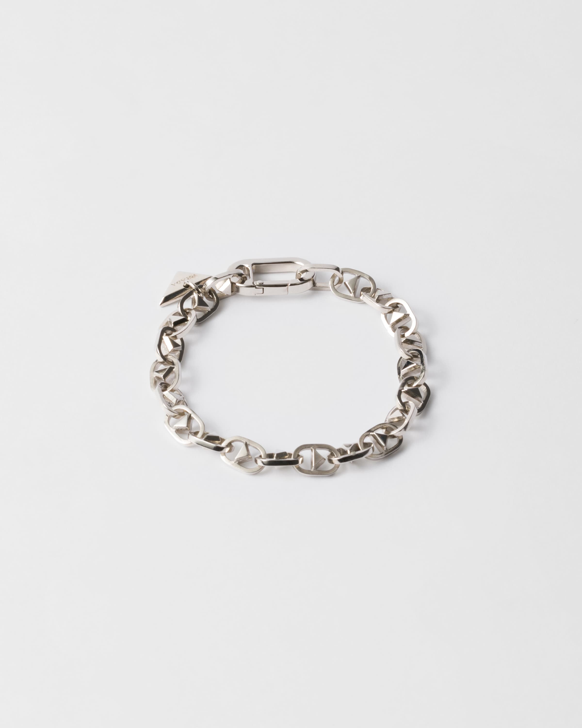 シルバー シルバー チェーンブレスレット | PRADA - 日本