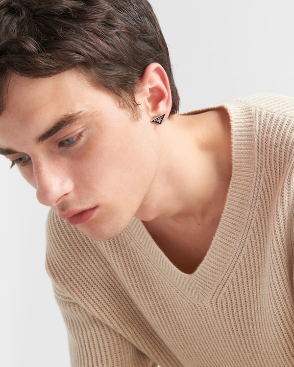 Prada Symbole earrings - Black Prada Symbole earrings - Black