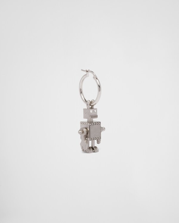 Single earring with Robot Jewels pendant Single earring with Robot Jewels pendant