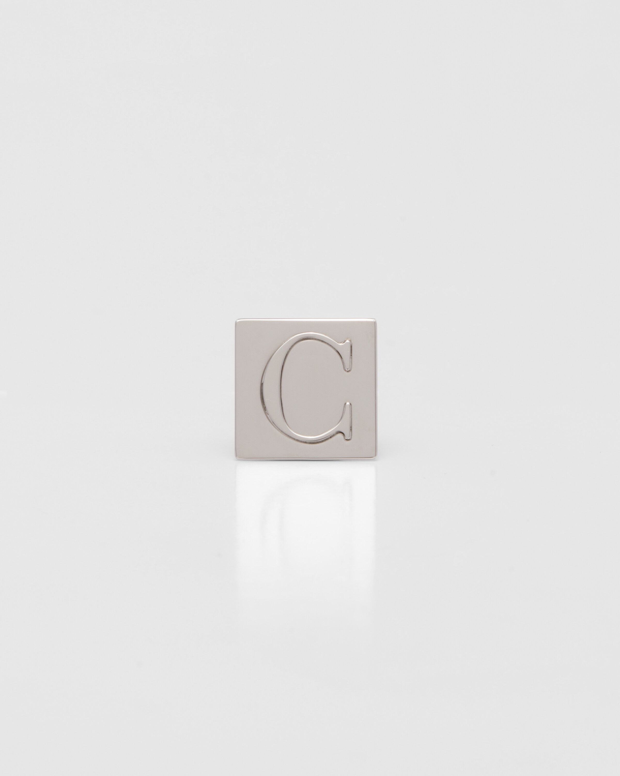 Silver Interchangeable element for Prada Symbole ring | Prada