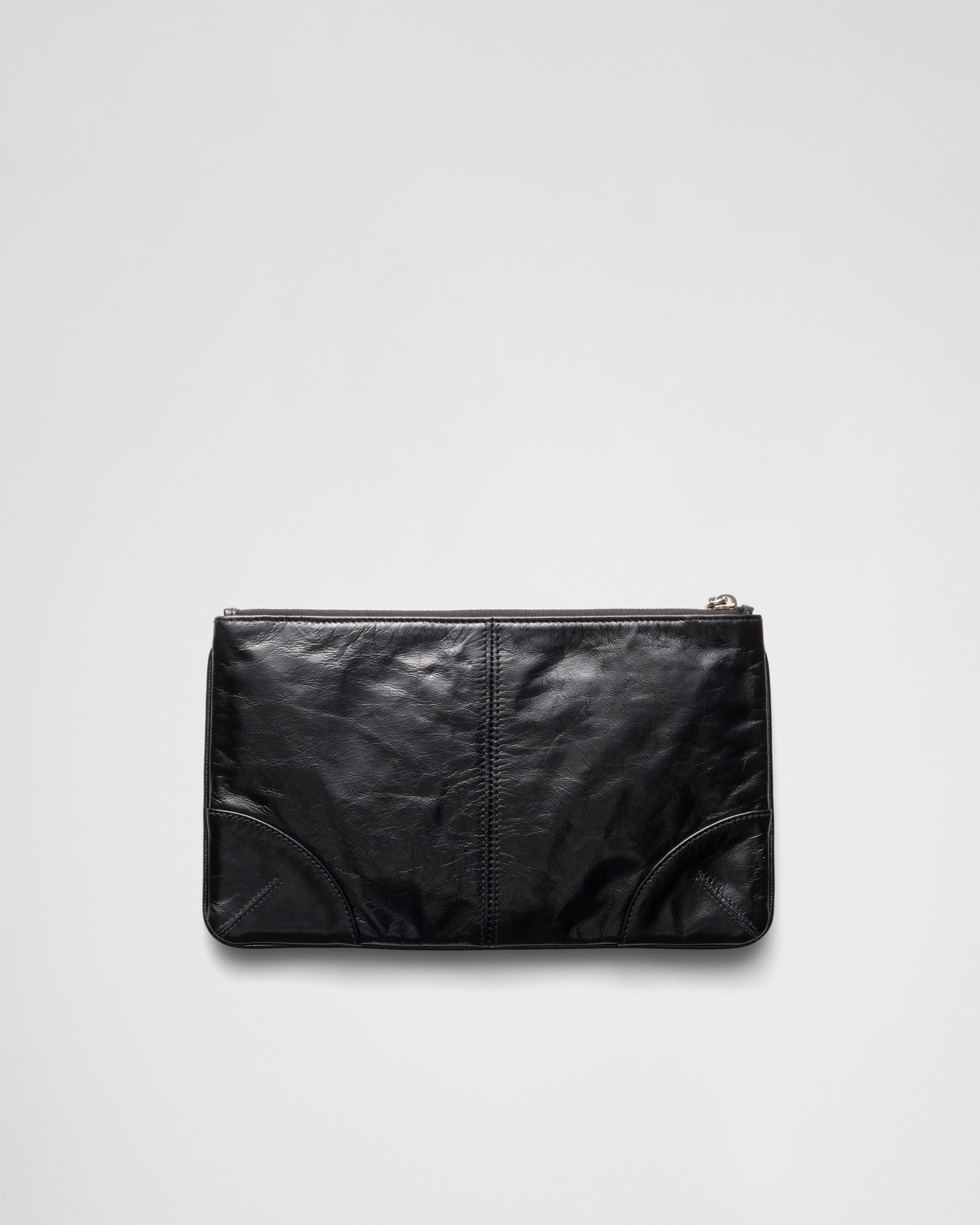 スペシャル特典 Black Leather PRADA | pouch バッグ
