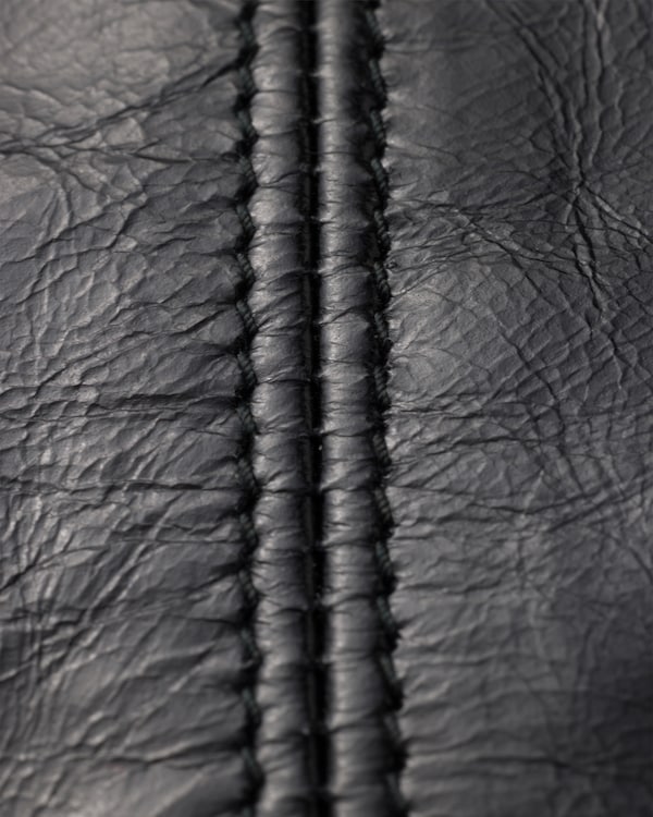 Leather pouch - Black Leather pouch - Black